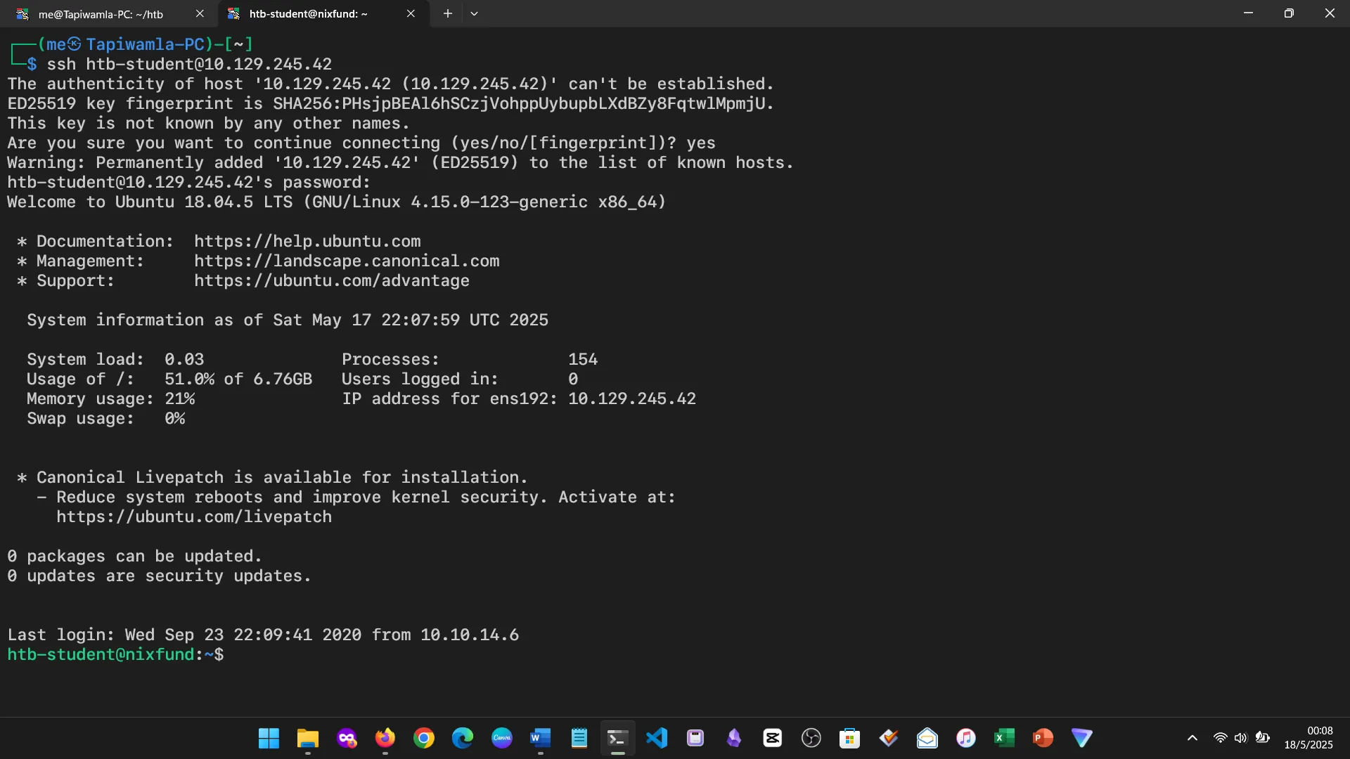 SSH Connection