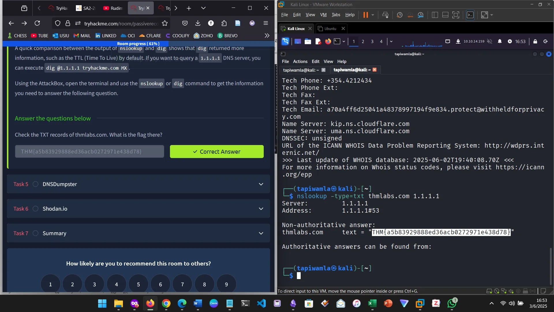 NSLookup and dig