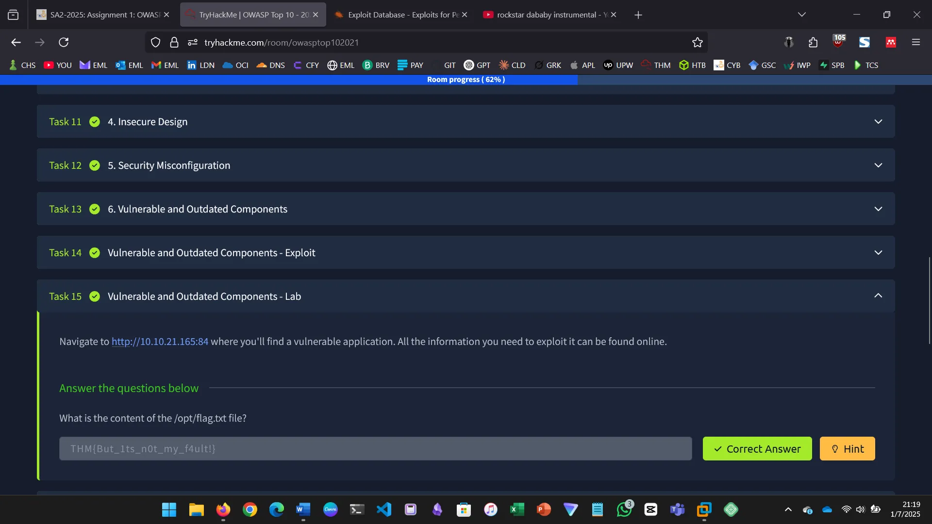Final screenshot