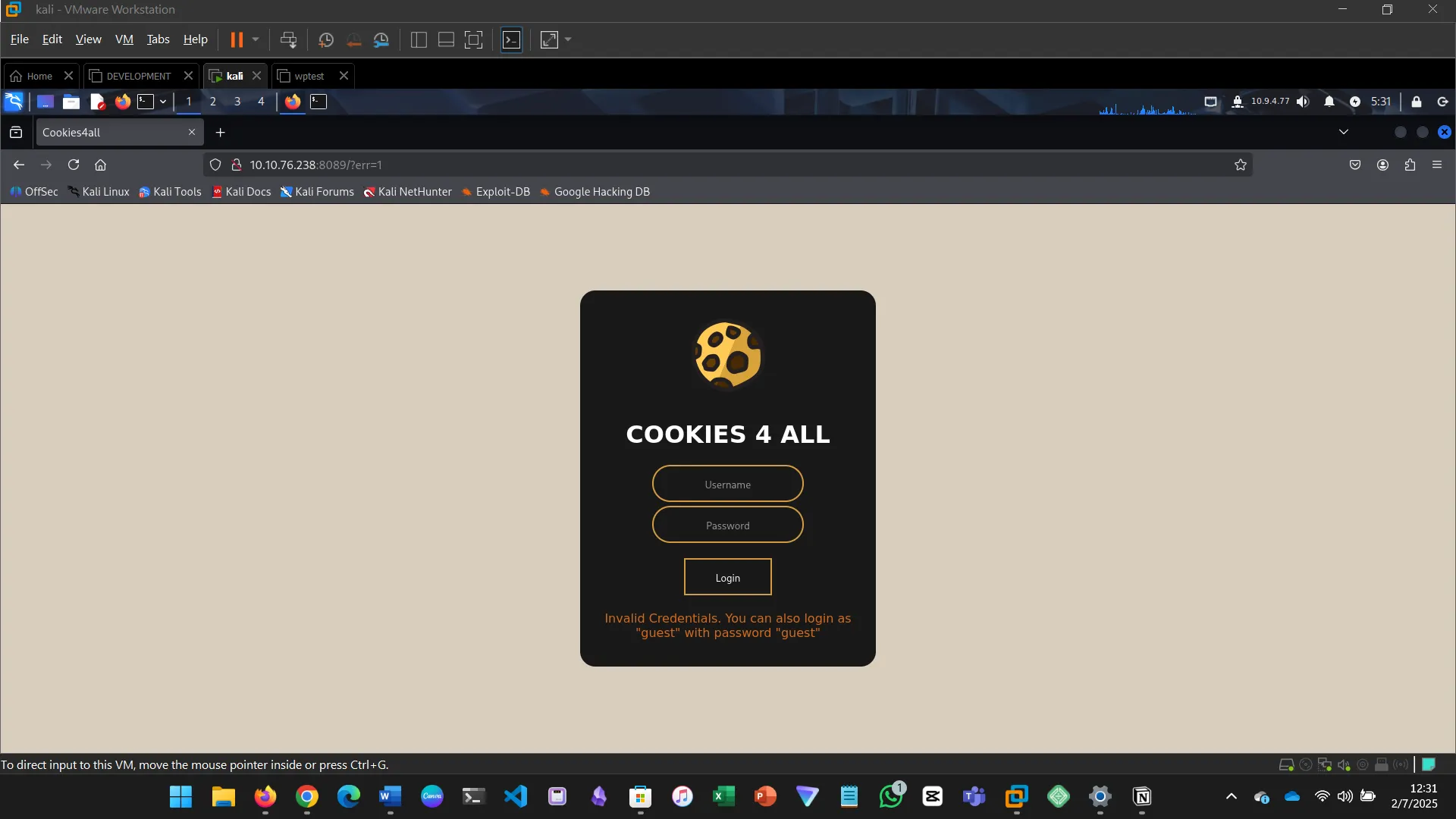 JWT token